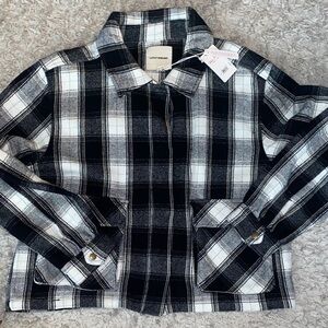 Lucky Brand Monochrome Checkered Jacket